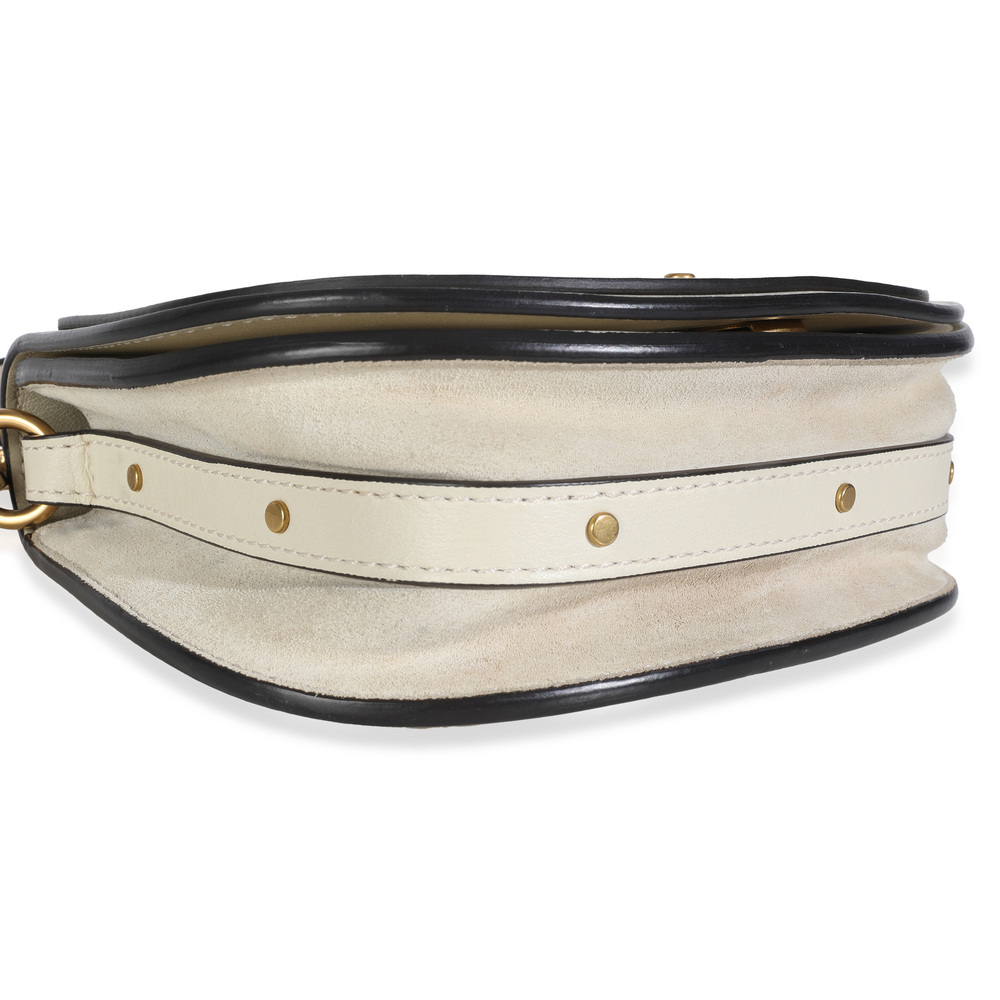 Chloe White Leather Small Nile Bracelet Bag - Picture 7 of 7